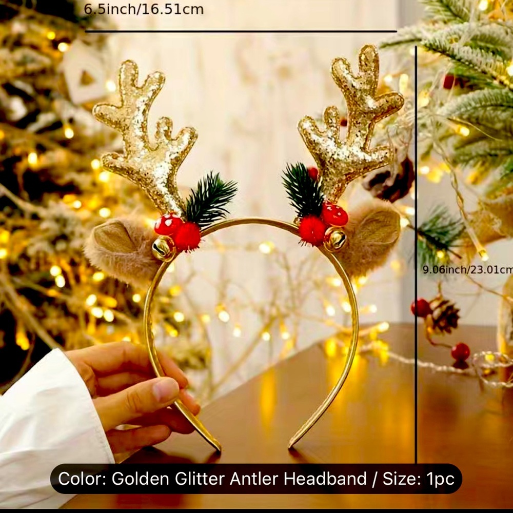 Christmas hair bow
